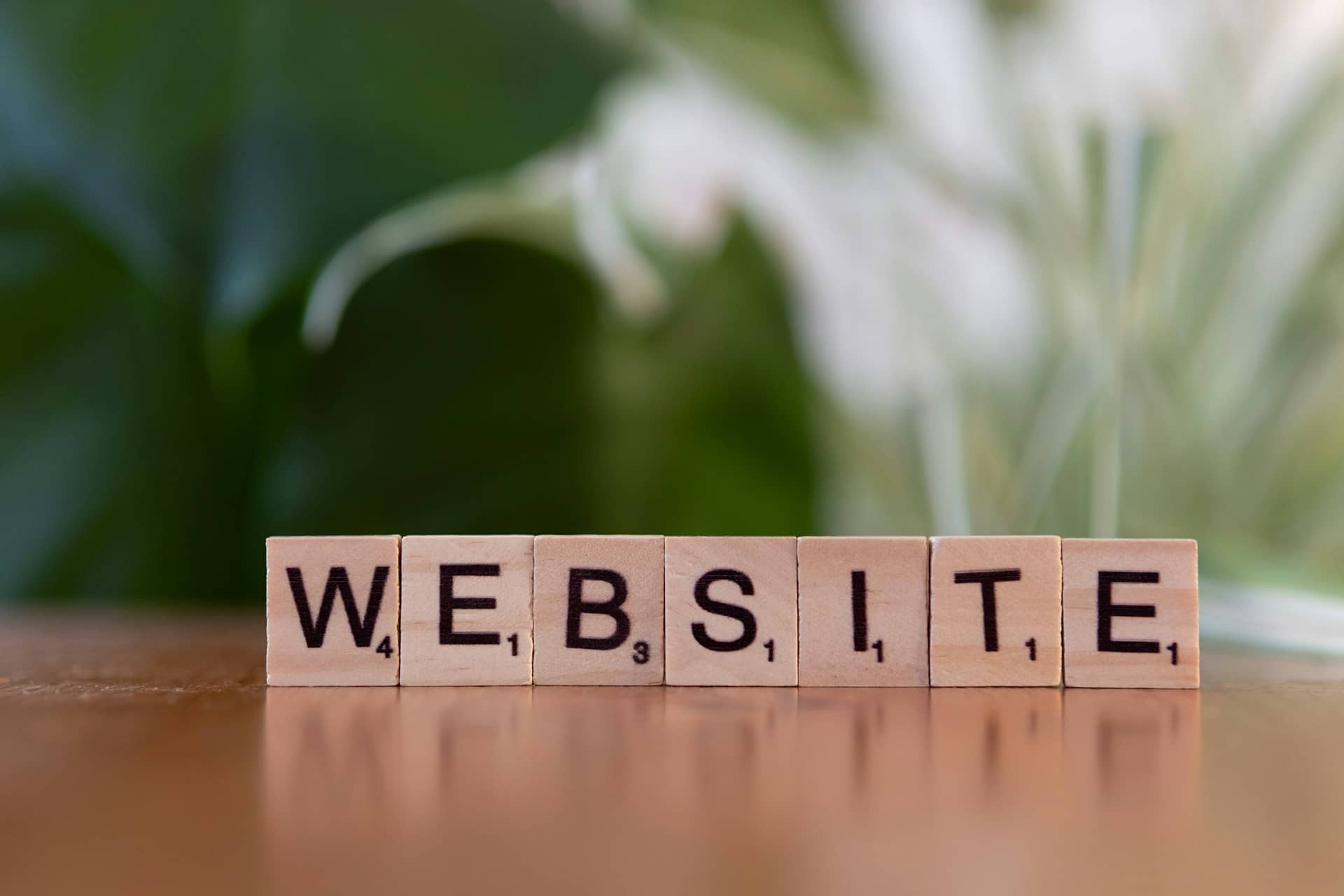 A stock image showing the word Website